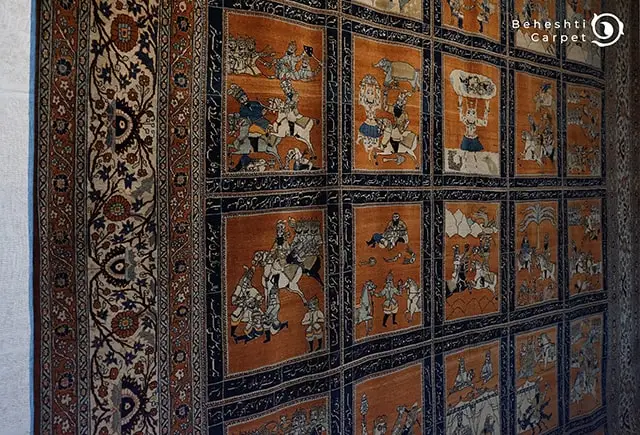 تصویر شاخص مقاله شاهنامه و فرش تصویری حماسی