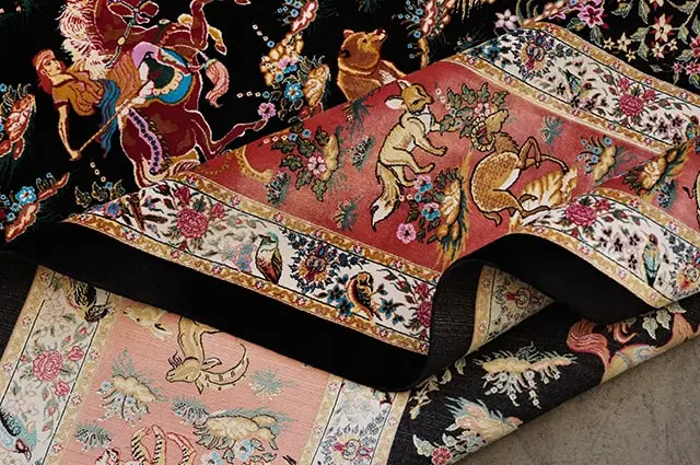 بررسی جامع در مورد نقش فرش شکارگاه